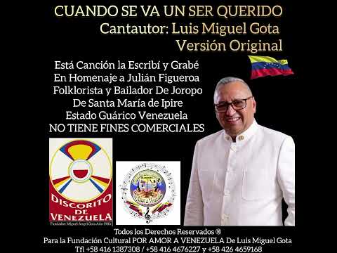 Recordamos una de las obras más sentidas de LUIS MIGUEL GOTA_ : "CUANDO SE VA UN SER QUERIDO"