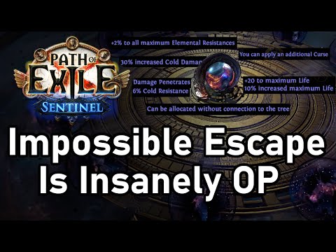 [PoE 3.18] New Unique Jewel Impossible Escape Is Insanely OP | Get 'Em While They're Hot