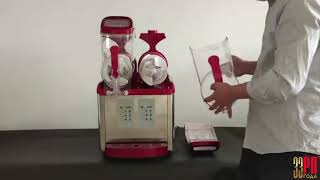 Фризер для мягкого мороженого COOLEQ ICS 8+8D - Демонтаж емкостей