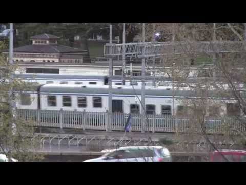 partenza simultanea di due E464+piano ribassato - Monza 31/03/2015