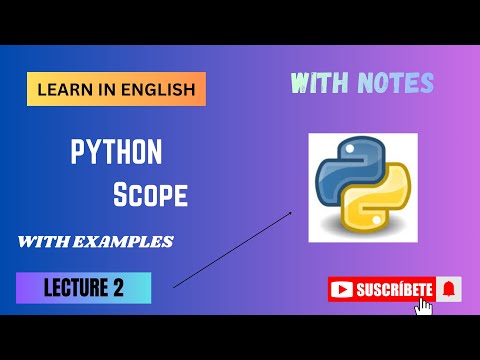 Python Scope Explained Local Global Beginners Tutorial Lecture 2