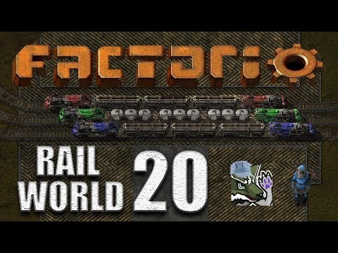 Factorio [0.17] - Rail World Ep. 20 - Amping up the circuits