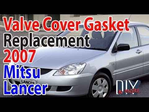 DIY VALVE COVER GASKET REPLACEMENT 2007 MITSUBISHI LANCER