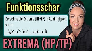 Extrema of a family of functions: fₐ(x)=x³−3ax² | HP & TP depending on a