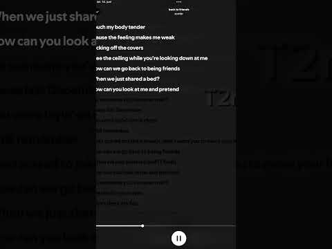 Back to friends by sombr