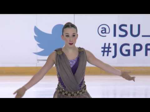 2016 ISU Junior Grand Prix - Saransk - Ladies Short Program - Chiara CALDERONE ITA