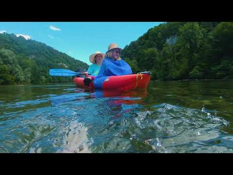Boating on the Kolpa river from Vinica to Adlešiči