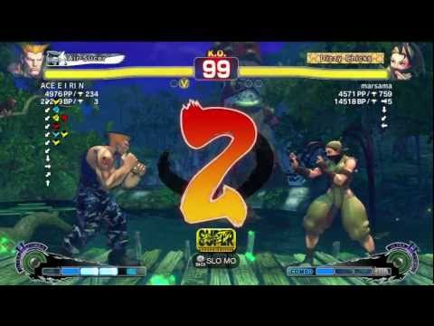 ACE E I RI N (Guile) vs. Marsama (Ibuki) - SSFIV AE 2012 Match