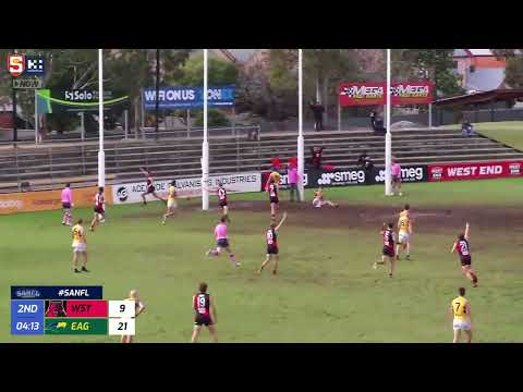 Rd 15 Hostplus SANFL Snapshot - West's Isaac Johnson times his run perfectly