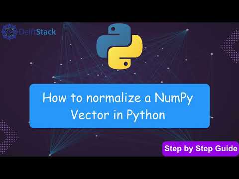 Numpy Normalize Vector