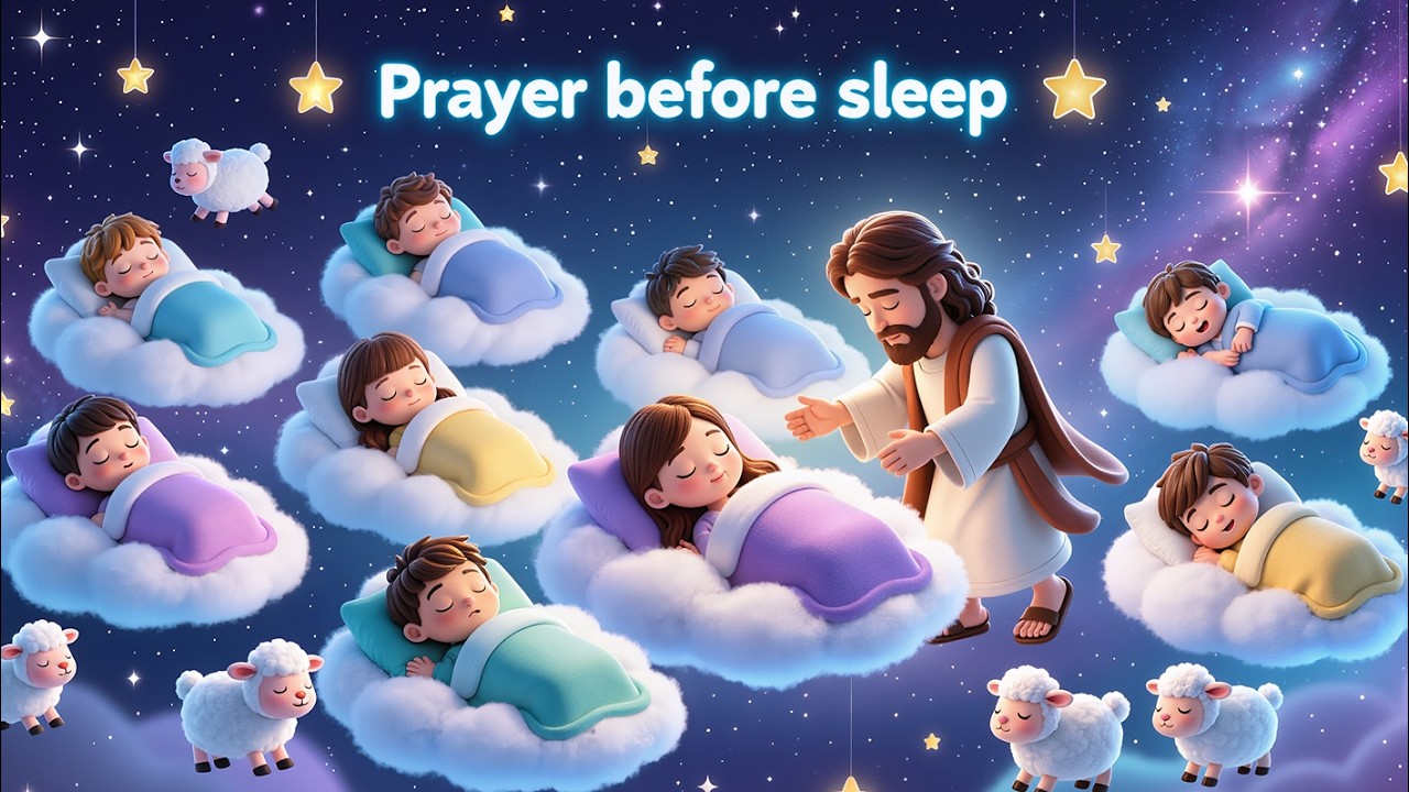 Peaceful Night Lullabies with Soft Vocals for Kids | Relaxing Christian Sleep Music for Toddlers