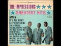 THE IMPRESSIONS - I' M THE ONE WHO LOVES YOU - LITTLE LP GREATEST HITS - ABC PARAMOUNT ABCS 515