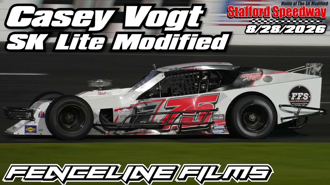 Casey Vogt SK Lite Modified at Stafford Speedway