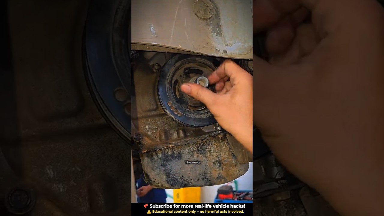 Timing Cover Seal Leak? 🔧 Easy Replacement Guide for Any Car!#CarRepair #OilLeakFix
