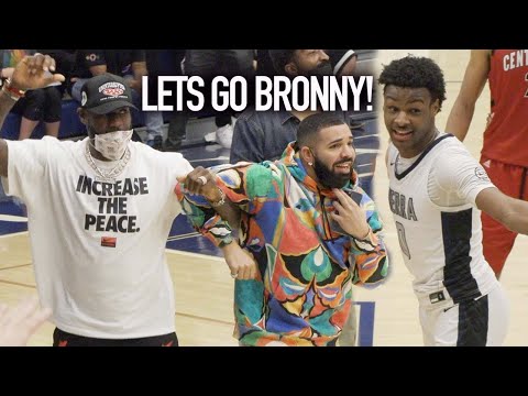 LeBron & Drake Went To Bronny’s High School Championship Game And Made It All About Them