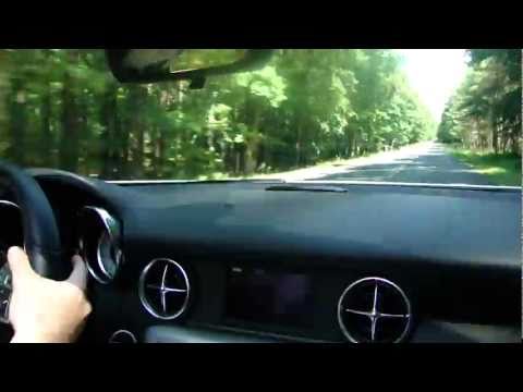 New Mercedes-Benz SLK 250 CGI (R172) - Driving with roof down :)