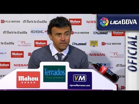 Rueda de Prensa de Luis Enrique tras el Real Valladolid (3-0) Celta de Vigo - HD