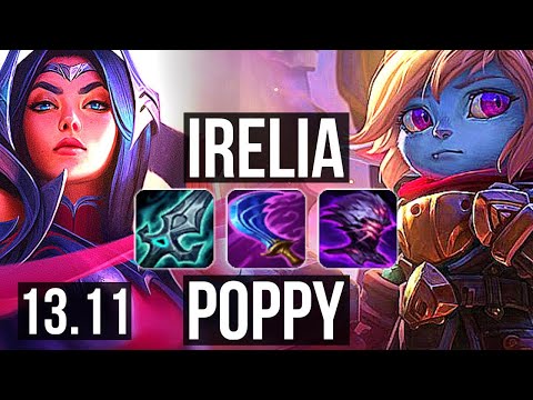 IRELIA vs POPPY (TOP) | 5/2/6, 300+ games | KR Diamond | 13.11