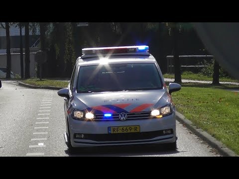 2x Prio 1 Politie met spoed naar ongeval beknelling in Maren-Kessel
