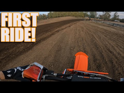 MY VERY FIRST RIDE ON THE NEW 2023 KTM 450