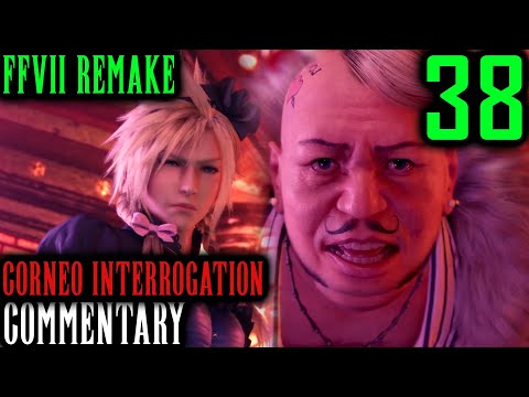 Final Fantasy VII Remake Walkthrough Part 38 - Don Corneo Meets Cloud, Aerith & Tifa  + Abzu Battle
