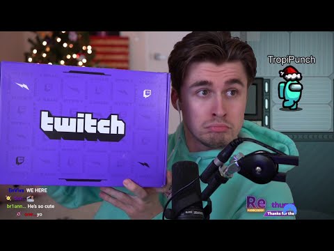 Ludwig gets a Christmas present from Twitch