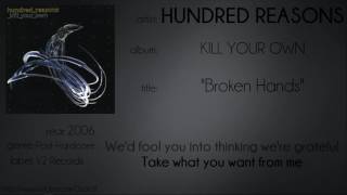 Hundred Reasons - Broken Hands (synced lyrics)