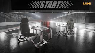 Compact Racing Simulator Cockpits | LRS14 Series | LUMI