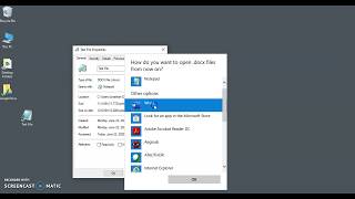 [TUTORIAL] How to set WORD as the DEFAULT Program to Open Word Documents in Windows 10