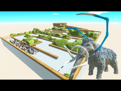 All Unit Escape From Alien Mammoth - Last Survivor | Animal Revolt Battle Simulator