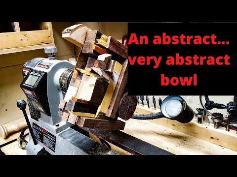 Wood turning - An abstract... very abstract bowl