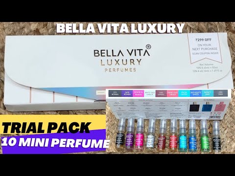 Bella Vita Luxury Perfume 😍| Trail Pack review| Set...
