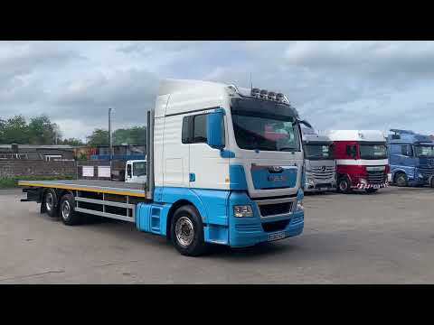 **SOLD** 2013 MAN TGX 26.480, XLX Sleeper, 6x2, 26T Flatbed - Dixon Commercial Exports Ltd