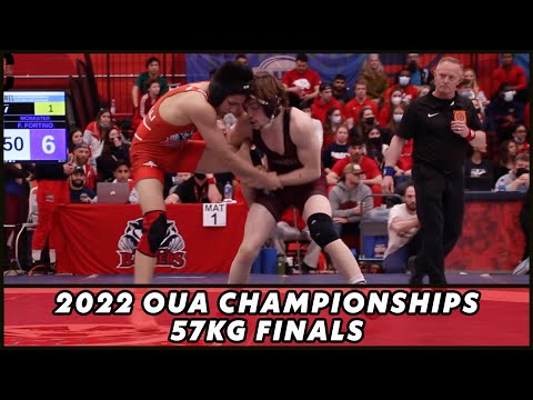 Francesco Fortino vs Gabriel Sementilli - Men 57kg Finals - 2022 OUA Wrestling Championships