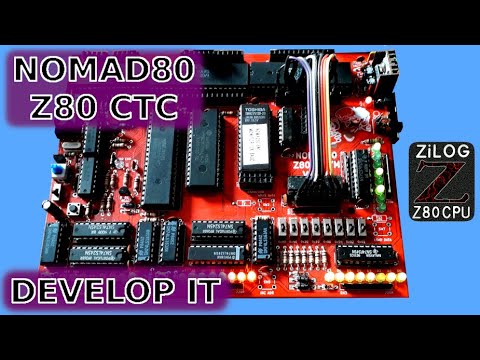 NOMAD80: Adding & Testing Z80 CTC To My Z80 Computer