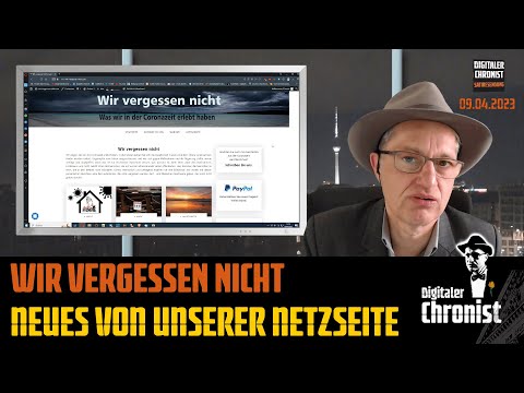 Wir vergessen nicht - Neues von unserer Netzseite