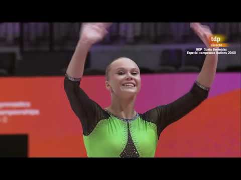 Angelina Melnikova. 2025 World Championships. AA. FX