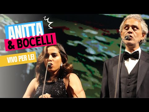 ANITTA E ANDREA BOCELLI - VIVO PER LEI EM SÃO PAULO