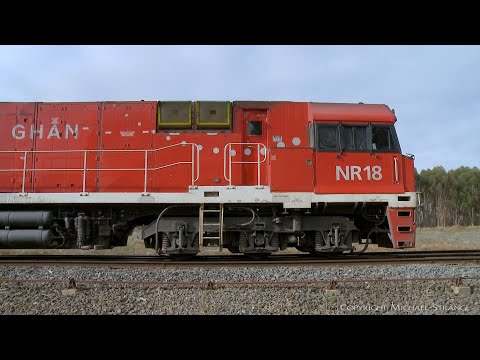 JBRE 2AM8 "The Ghan" Passenger Train Locomotives (5/4/2022) - PoathTV Australian Railways