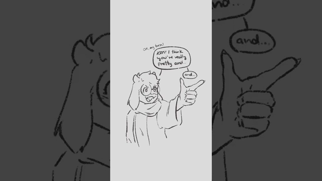 Ralsei Tries Flirting... #deltarune #voiceacting #comicdub