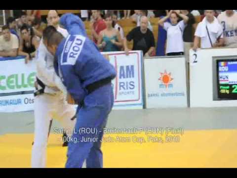 Judo 2010 Paks -100kg Samel L (ROU) - Breitenbach P (HUN) (Final)