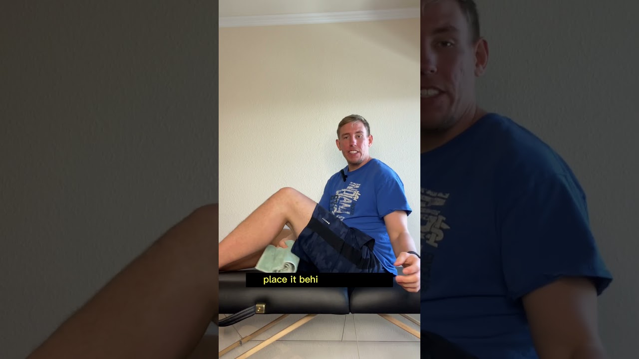 🚨Knee Pain Relief🚨 Check out my favorite self care #exercise for #kneepain #physiotherapy #shorts