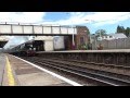 Tangmere 34067 Christchurch Station THE DORSET COAST EXPRESS London Weymouth 22 7 2015