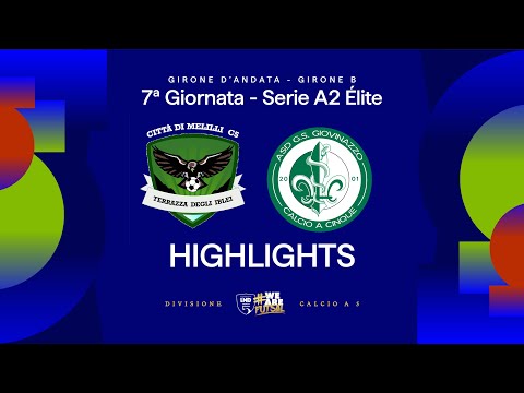 Città di Melilli-Giovinazzo 6-9 | Goals and highlights | Matchday 7 | Serie A2 Elite 2025/2026 - ...