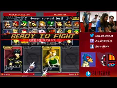 Blitzbar Monthly #6 - EVA-01 (Marth) vs Plinci (Sheik) - Winners R2 - Melee Singles