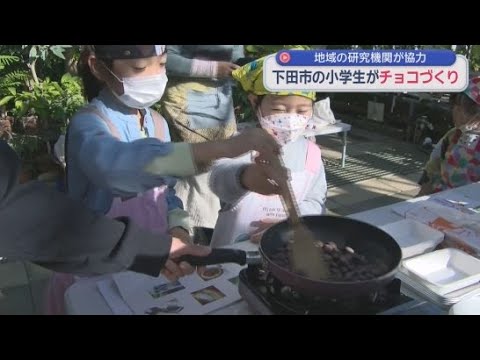 YouTube Video 「さっきより苦くない」…小学生がチョコレートづくり　研究機関訪ね学びを広げる講座　静岡・下田市