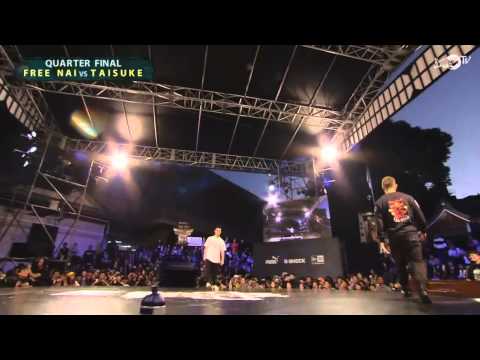 Taisuke vs Free Nai - Top 8 - Red Bull BC One 2013 Asia Pacific Qualifier