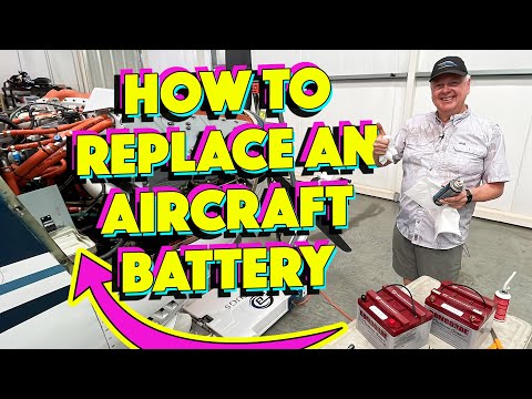 How to Replace an Airplane Battery - Pilot Maintenance Tips