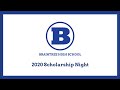 BHS 2020 Scholarship Night