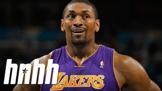 Metta World Peace FREESTYLE Raps!!! (Really briefly) Says People Forget Real Hip Hop!